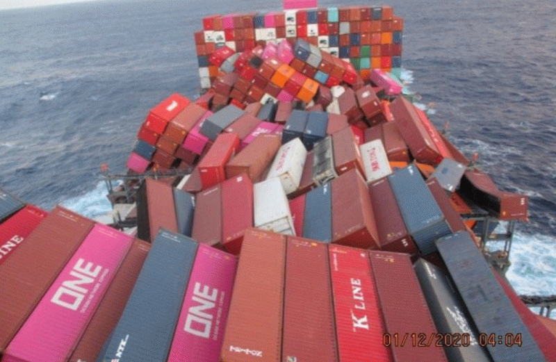 3个月6起事故超2800个集装箱落水，跨太平洋航线怎么了？