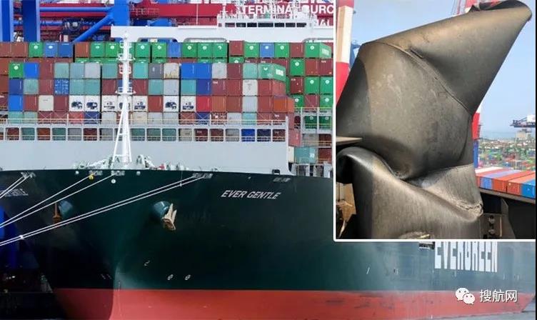 事故丨MSC一大型箱船与码头发生碰撞；长荣又一箱船遭遇事故