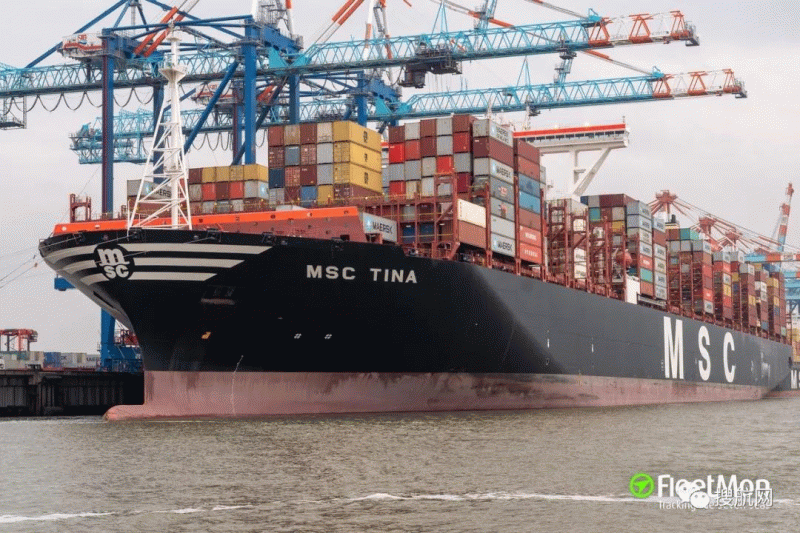 事故丨MSC一大型箱船与码头发生碰撞；长荣又一箱船遭遇事故