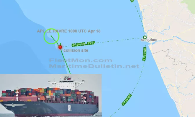 事故丨一艘超大型集装箱船撞到渔船，曾挂靠上海宁波青岛多个港口，船期恐延误！